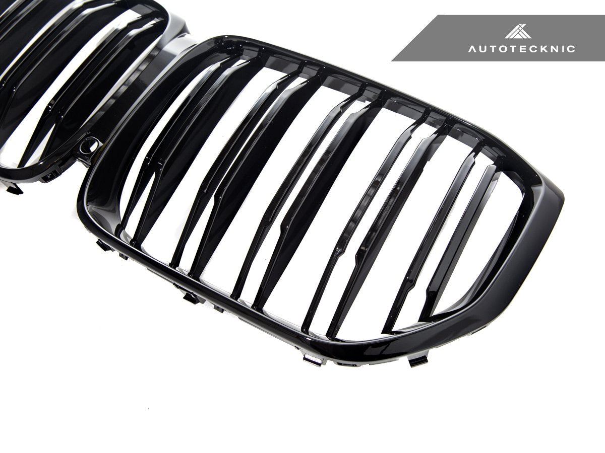 AutoTecknic G05 X5 Pre-LCI Dual-Slat Front Grille - Gloss Black