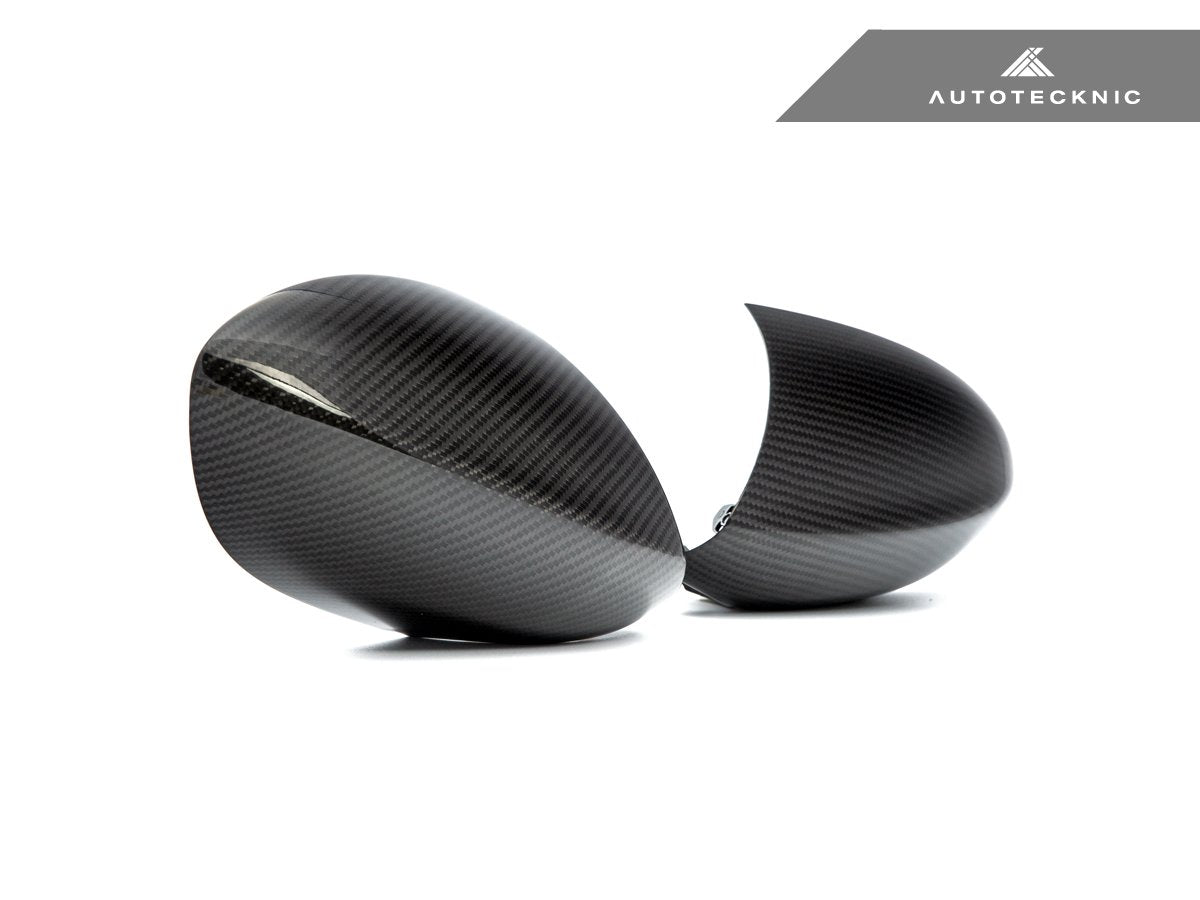 AutoTecknic E9X M3 / E82 1M Dry Carbon Mirror Covers - Version 2