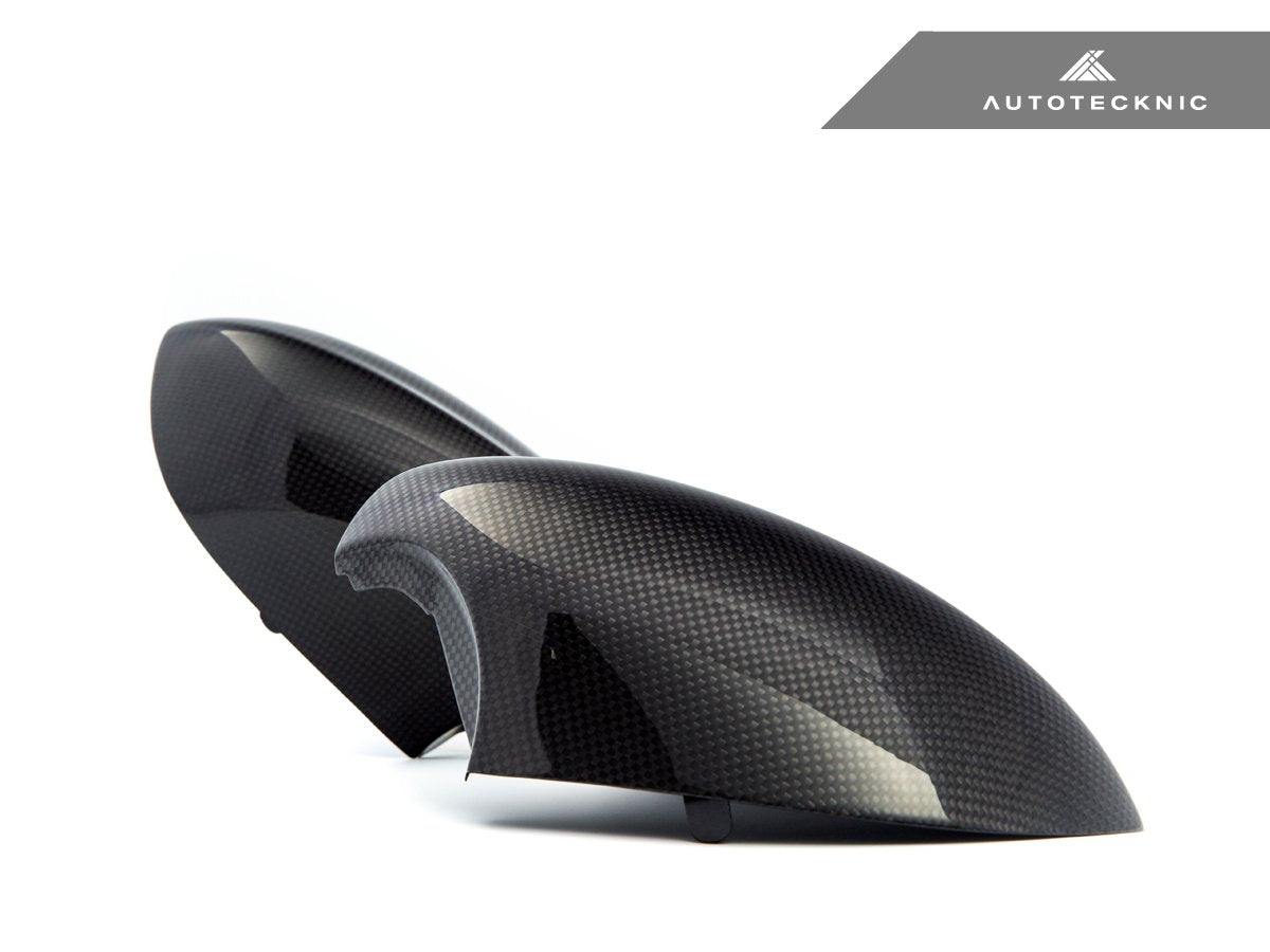 AutoTecknic E9X M3 / E82 1M Dry Carbon Mirror Covers - Version 2