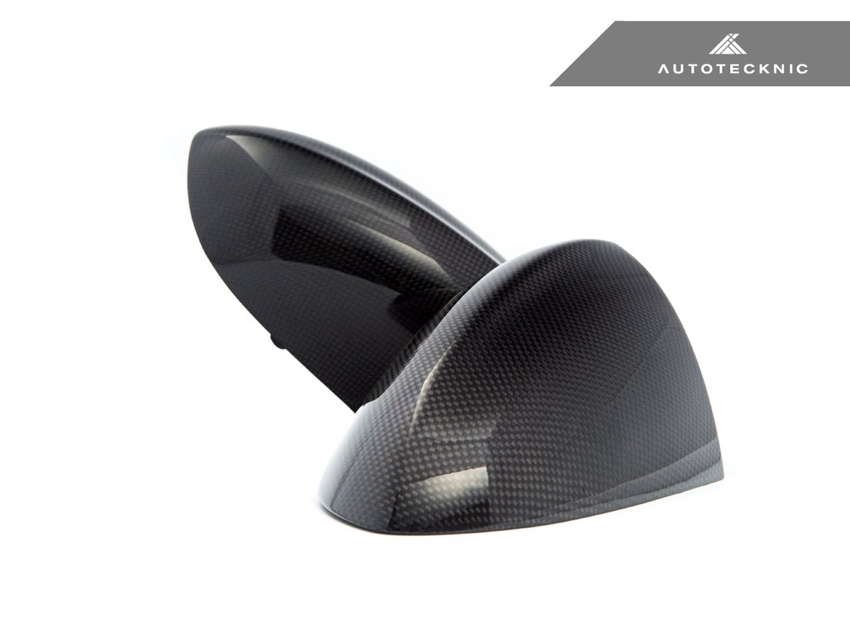 AutoTecknic E9X M3 / E82 1M Dry Carbon Mirror Covers - Version 2