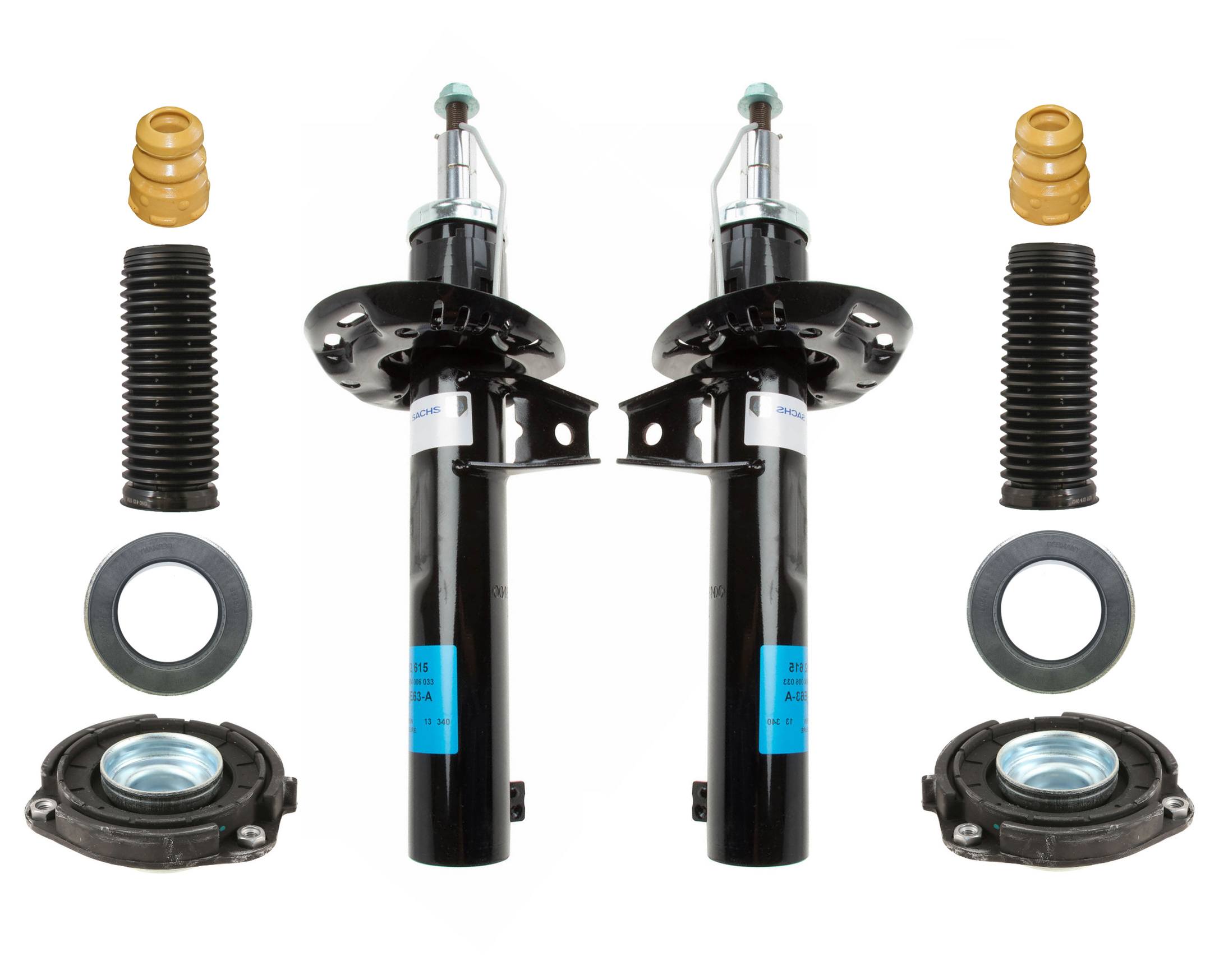 VW Suspension Strut Assembly Kit – Front (with Standard Suspension) 6N0413175A – Sachs 4015172KIT