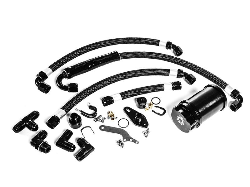 IE 2.0T FSI Catch Can Kit For IE Billet Valve Cover | Fits MK5, MK6 Golf R, Mk2 TTS