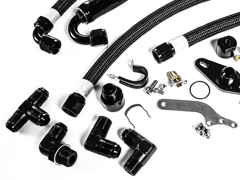 IE 2.0T FSI Catch Can Kit For IE Billet Valve Cover | Fits MK5, MK6 Golf R, Mk2 TTS