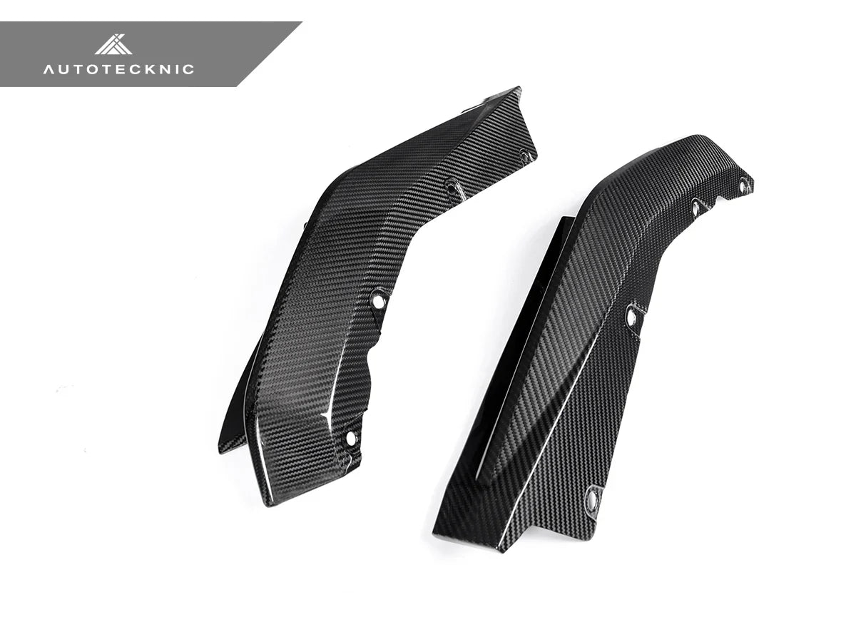 AutoTecknic G8X M3 / M4 Dry Carbon OEM-Spec Rear Splitter Set