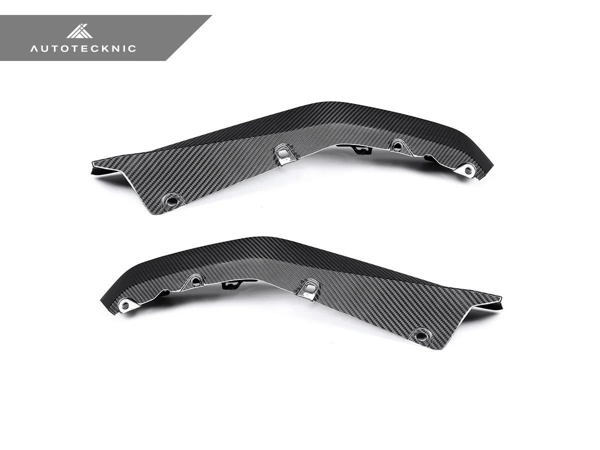 AutoTecknic G8X M3 / M4 Dry Carbon OEM-Spec Rear Splitter Set