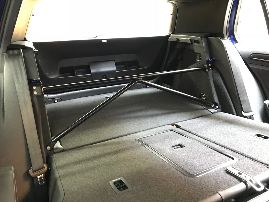 BLEMISHED Euro Sport Rear X-Brace Stress Bar - VW MK7 & MK7.5 GTI/Golf/Golf R