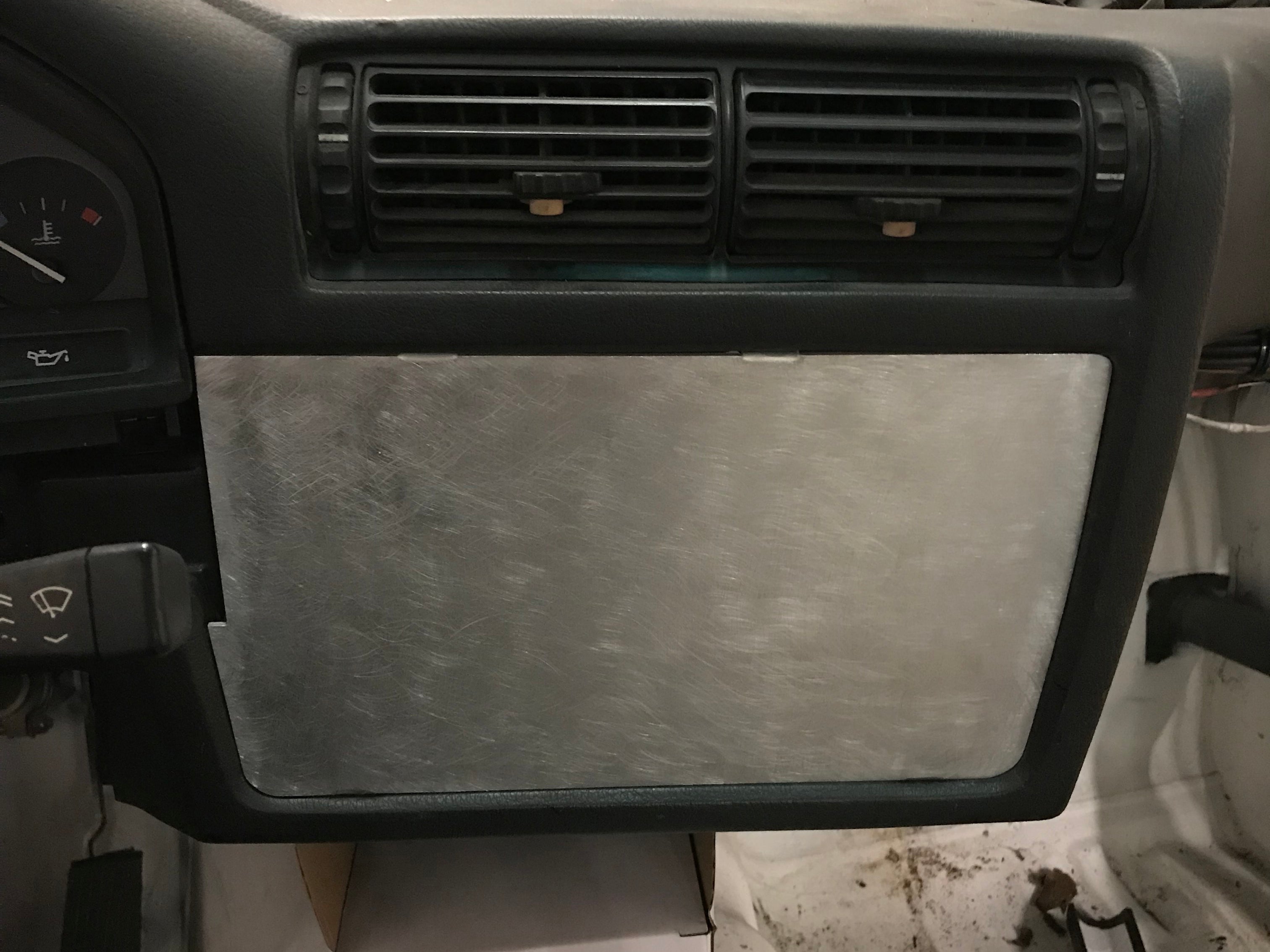 Carbon Fiber Dash Panel, HVAC Delete - E30