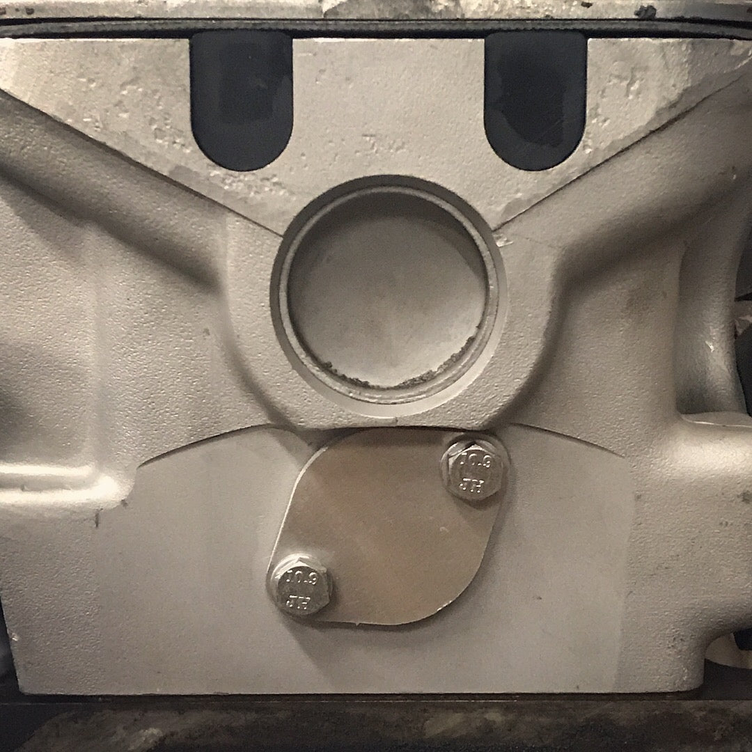 Coolant block off plate fits M20 - E30