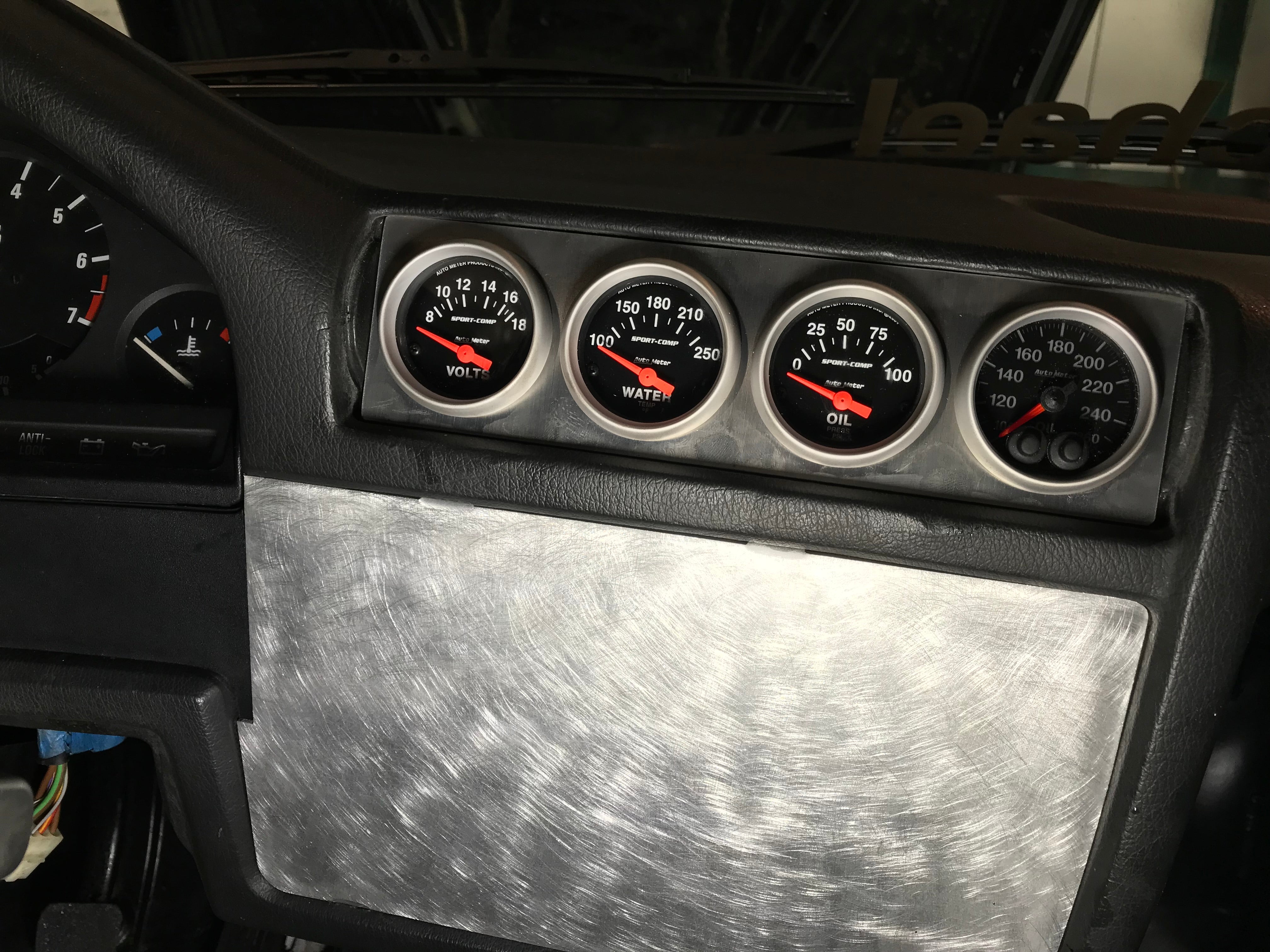 Carbon Fiber / Center Vent Gauge Panel - E30