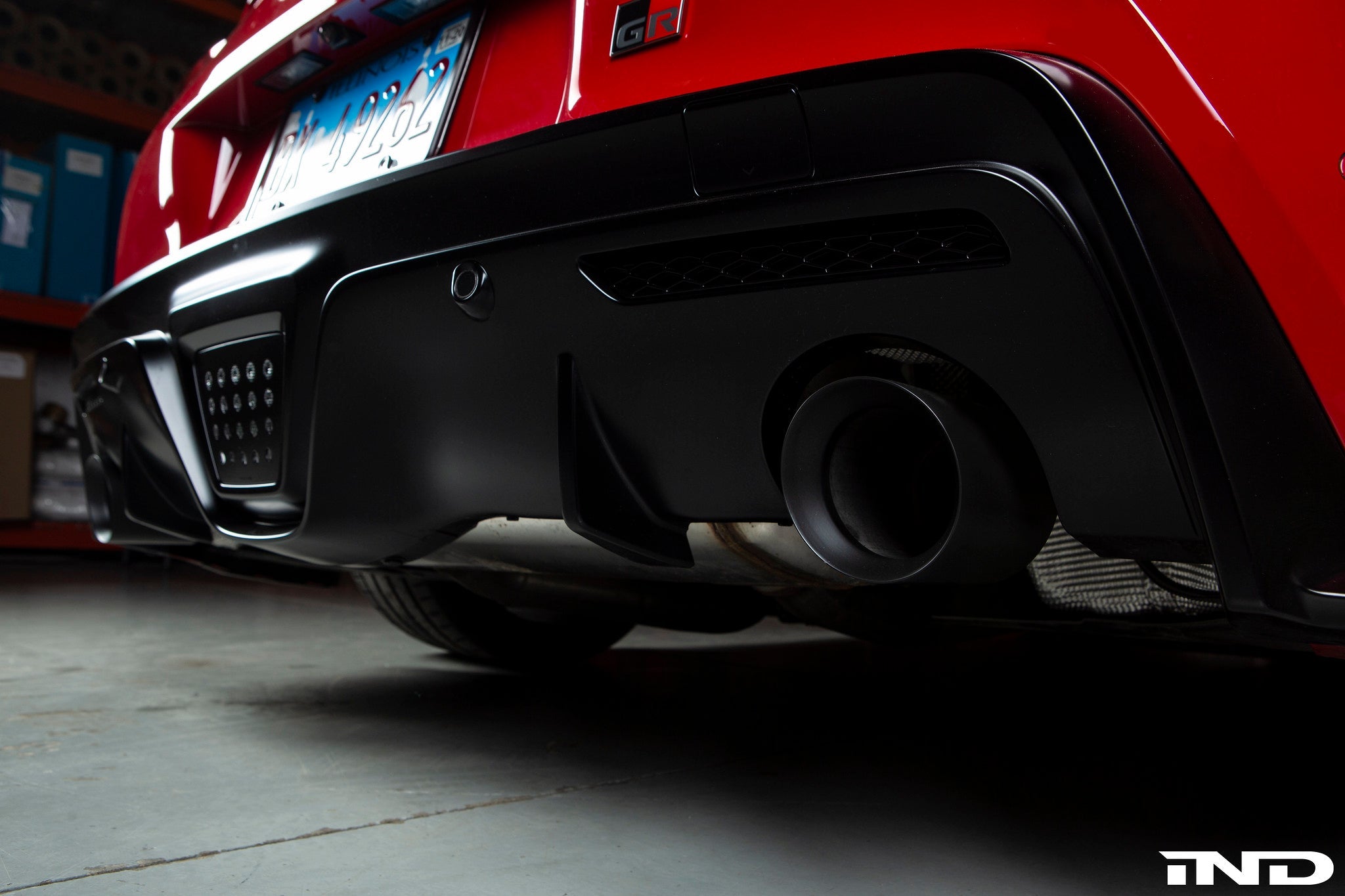 IND A90 Supra Exhaust Tip Set - Matte Black