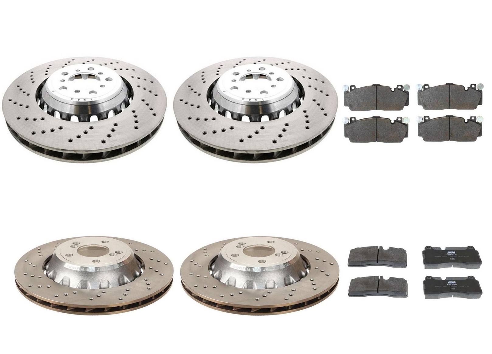 BMW Disc Brake Rotor Kit Front and Rear 34118072017