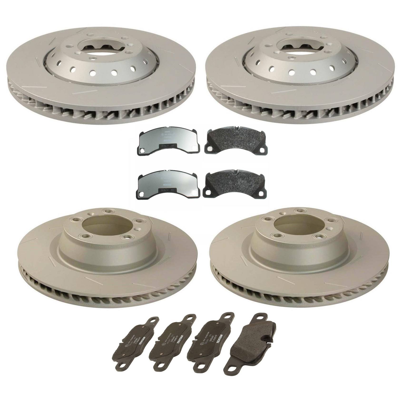 Porsche Disc Brake Pad and Rotor Kit – Front and Rear (390mm/350mm) 298615302C