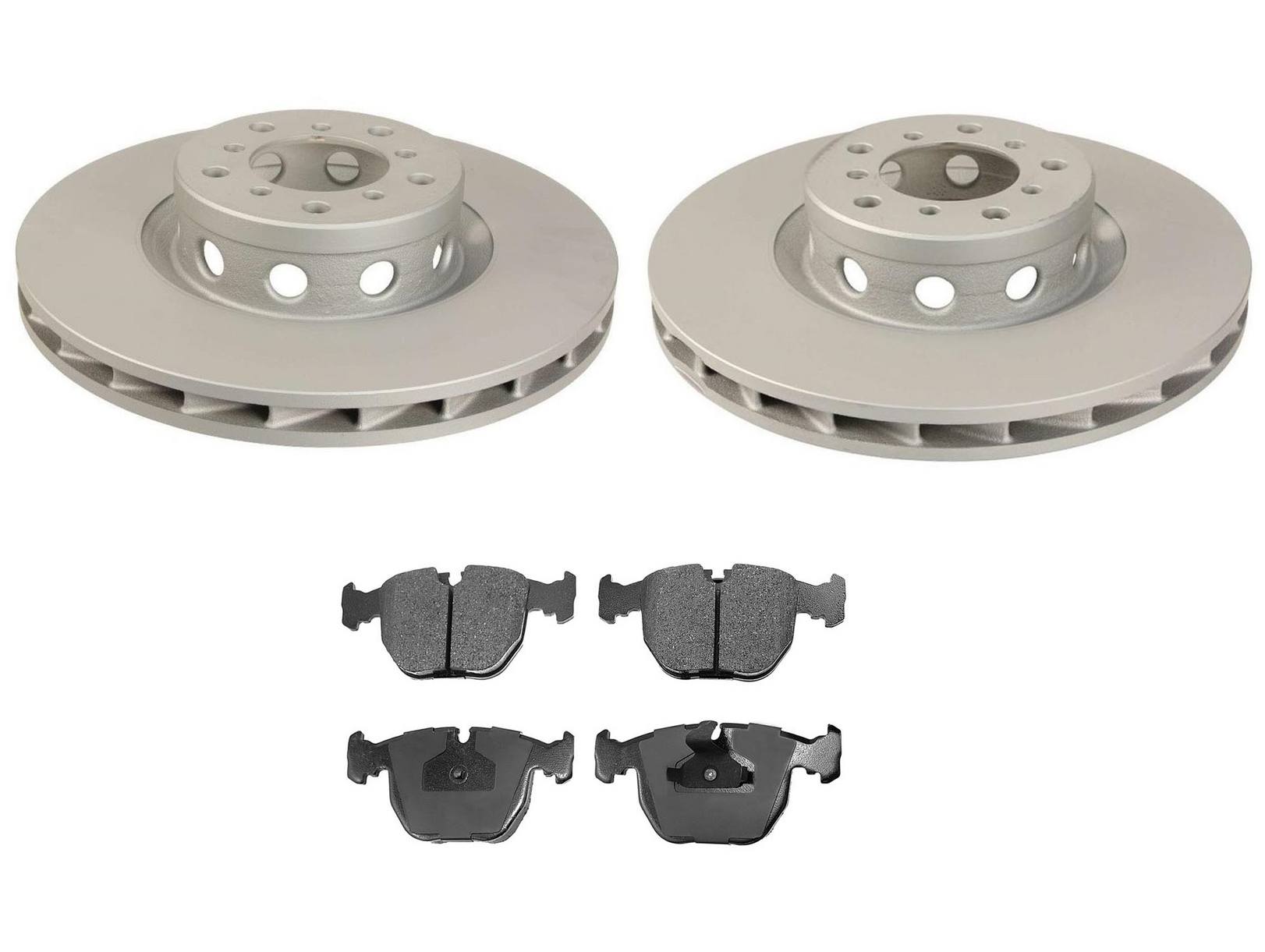 BMW Disc Brake Pad and Rotor Kit – Front (345mm) (Ceramic) 34112229528