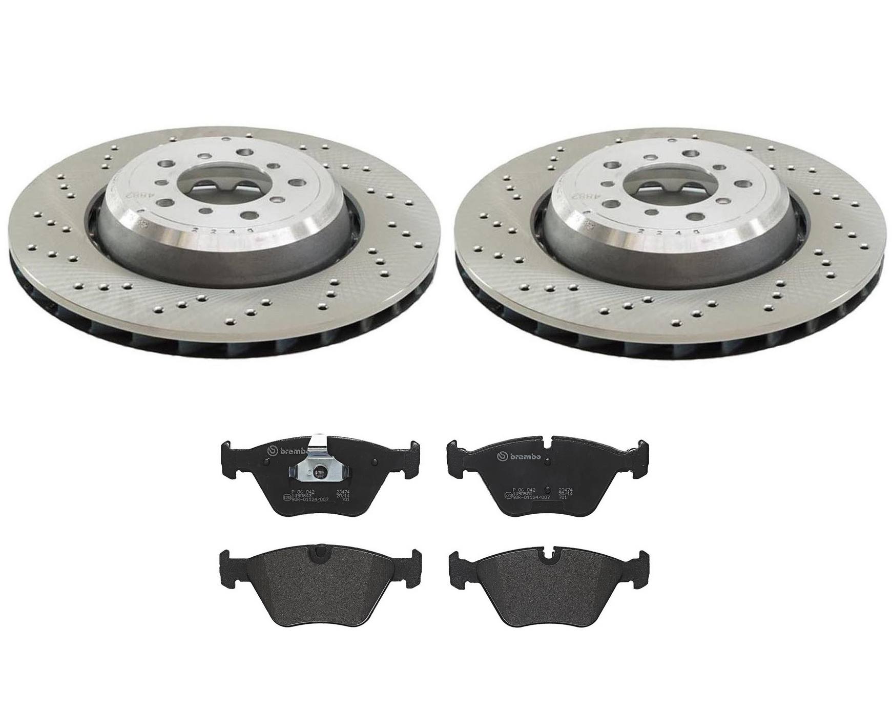 BMW Brake Rotor Kit – Front (Low-Met) 34112282801