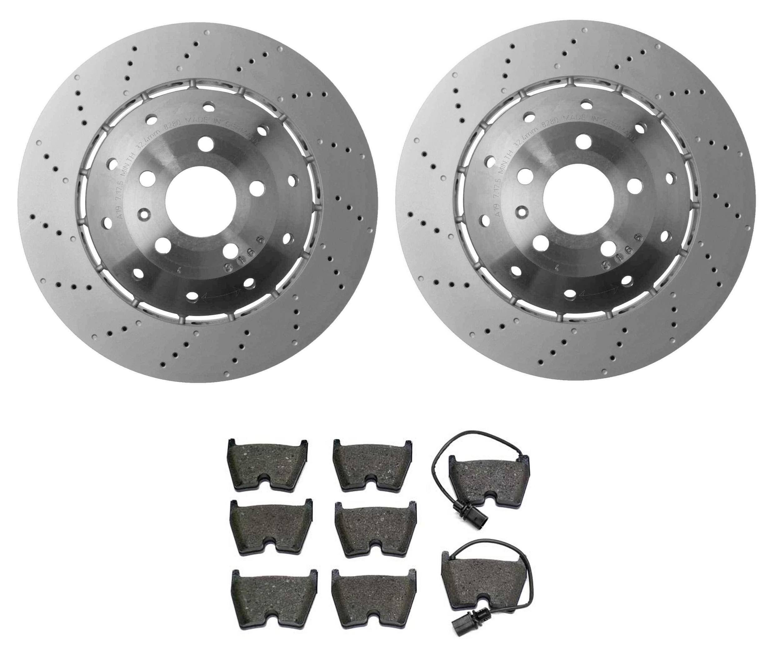 Audi Disc Brake Pad and Rotor Kit – Front (365mm) 420615301D