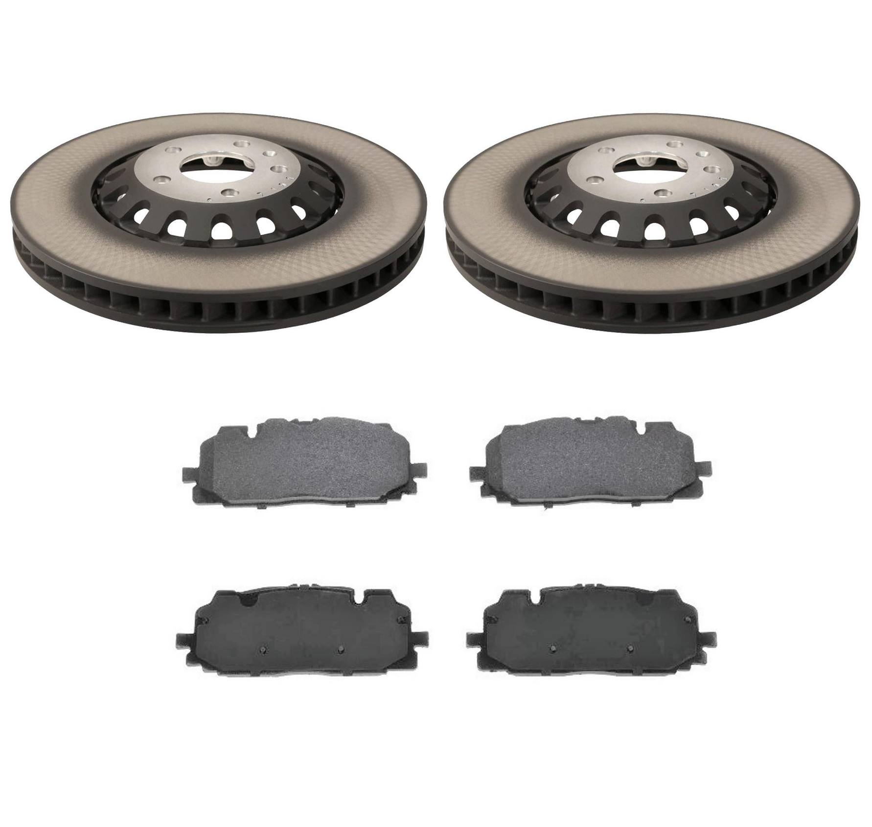 Audi Brake Pad and Rotor Kit – Front (375mm) 4M0615301AS