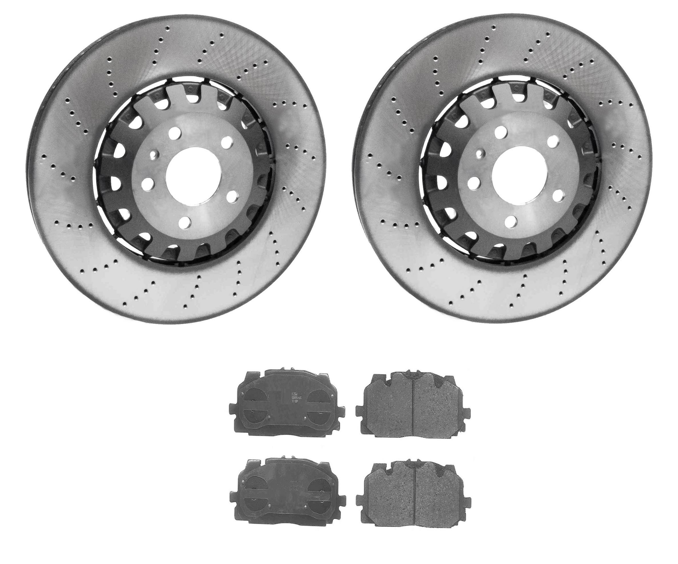 Audi Brake Pad and Rotor Kit – Front (375mm) 4M0615301AM