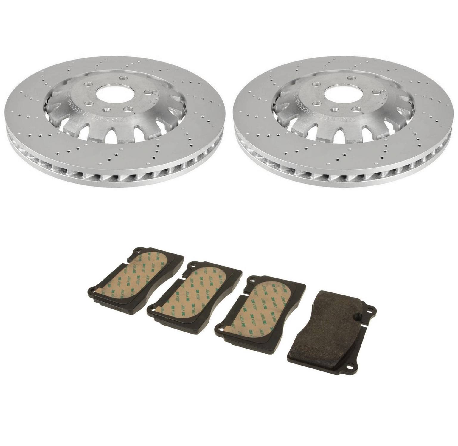 Audi Brake Pad and Rotor Kit – Front 8J0615301K