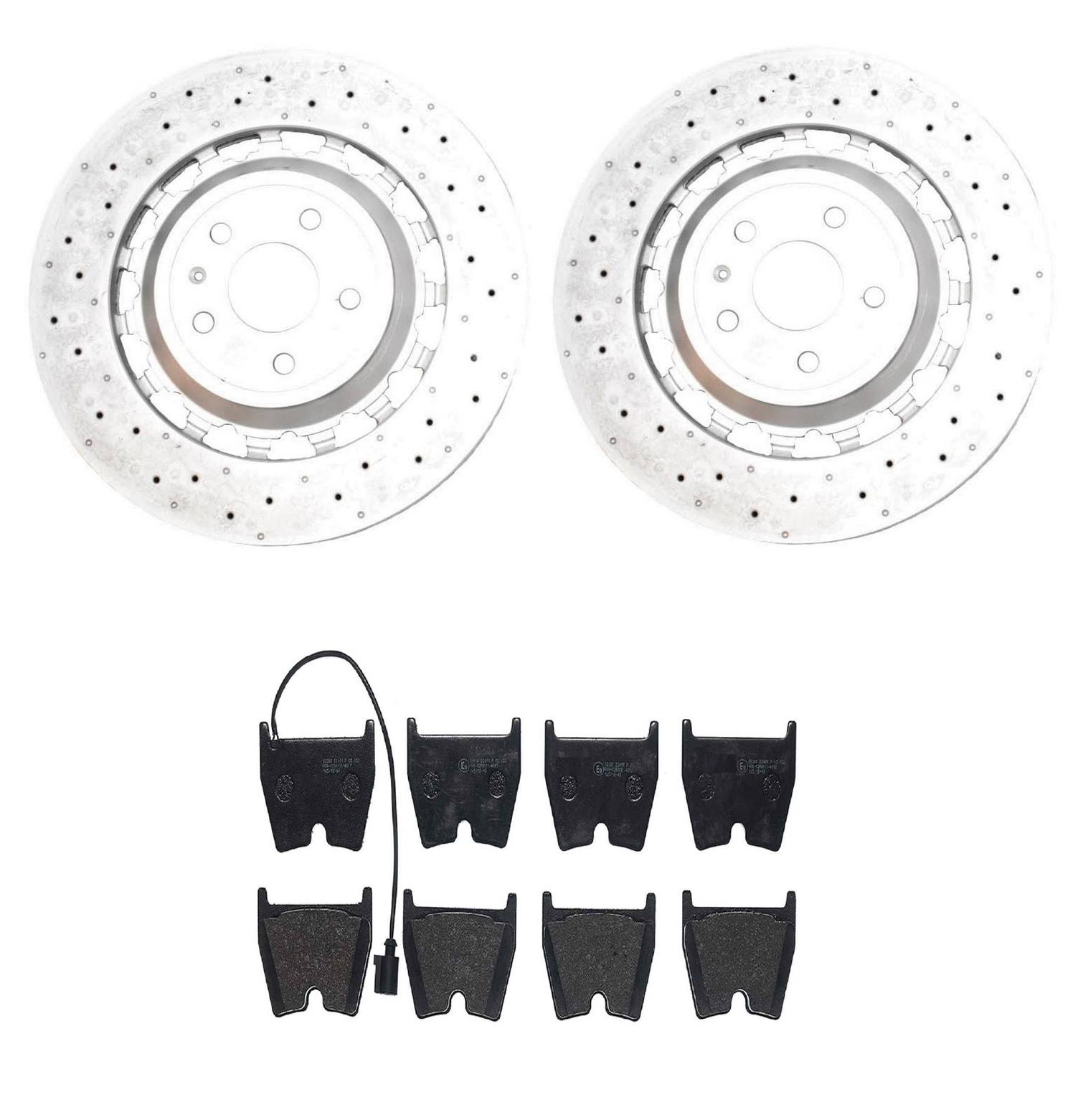 Audi Disc Brake Pad and Rotor Kit – Front (370mm) 8V0615301R