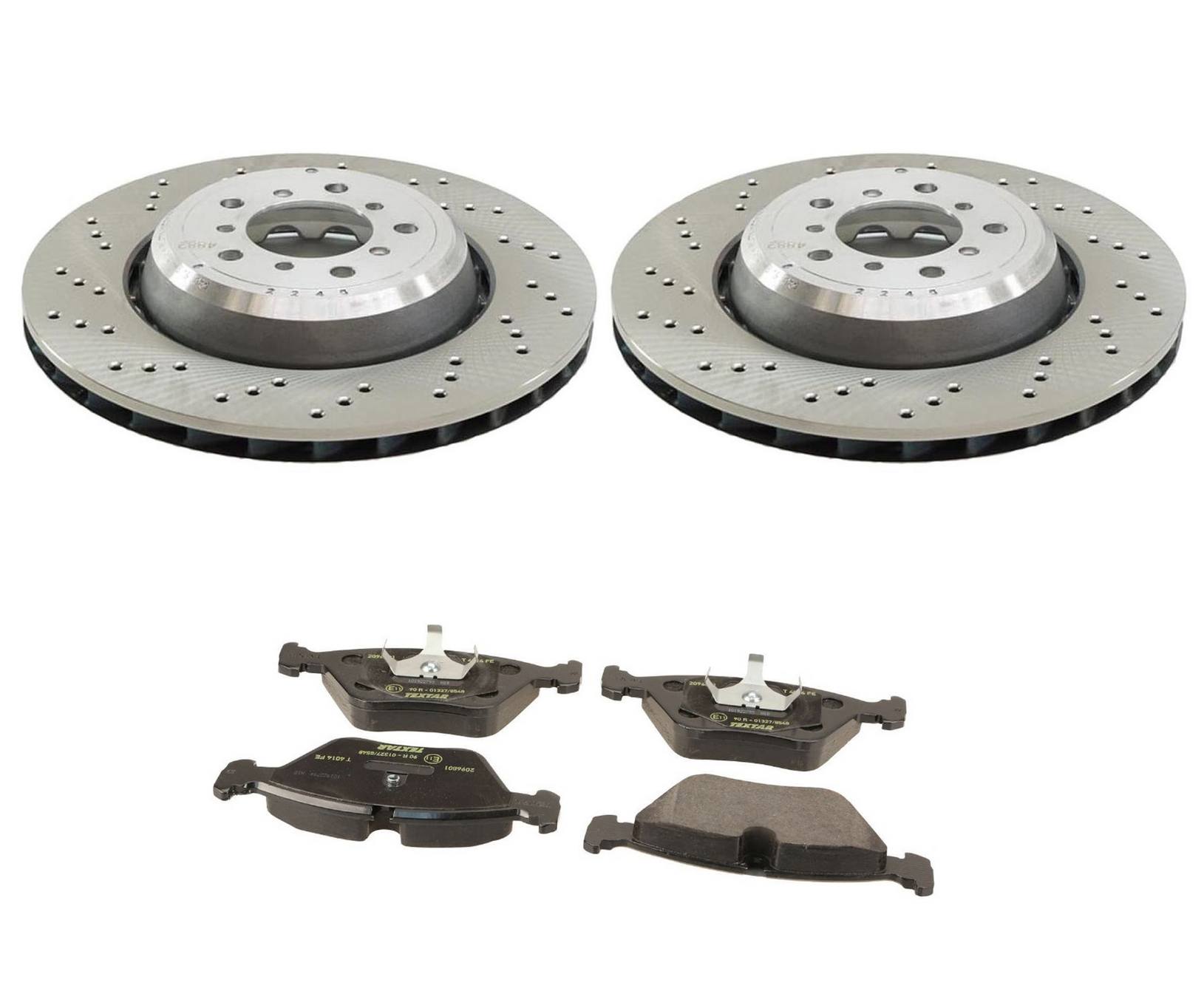 BMW Disc Brake Pad and Rotor Kit – Front (325mm) 34112282802