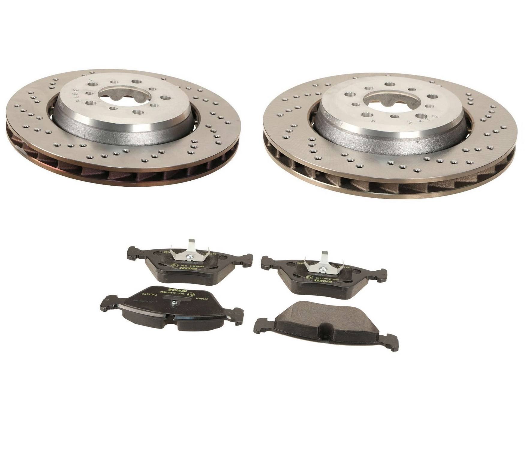 BMW Disc Brake Pad and Rotor Kit – Front (345mm) 34112282446