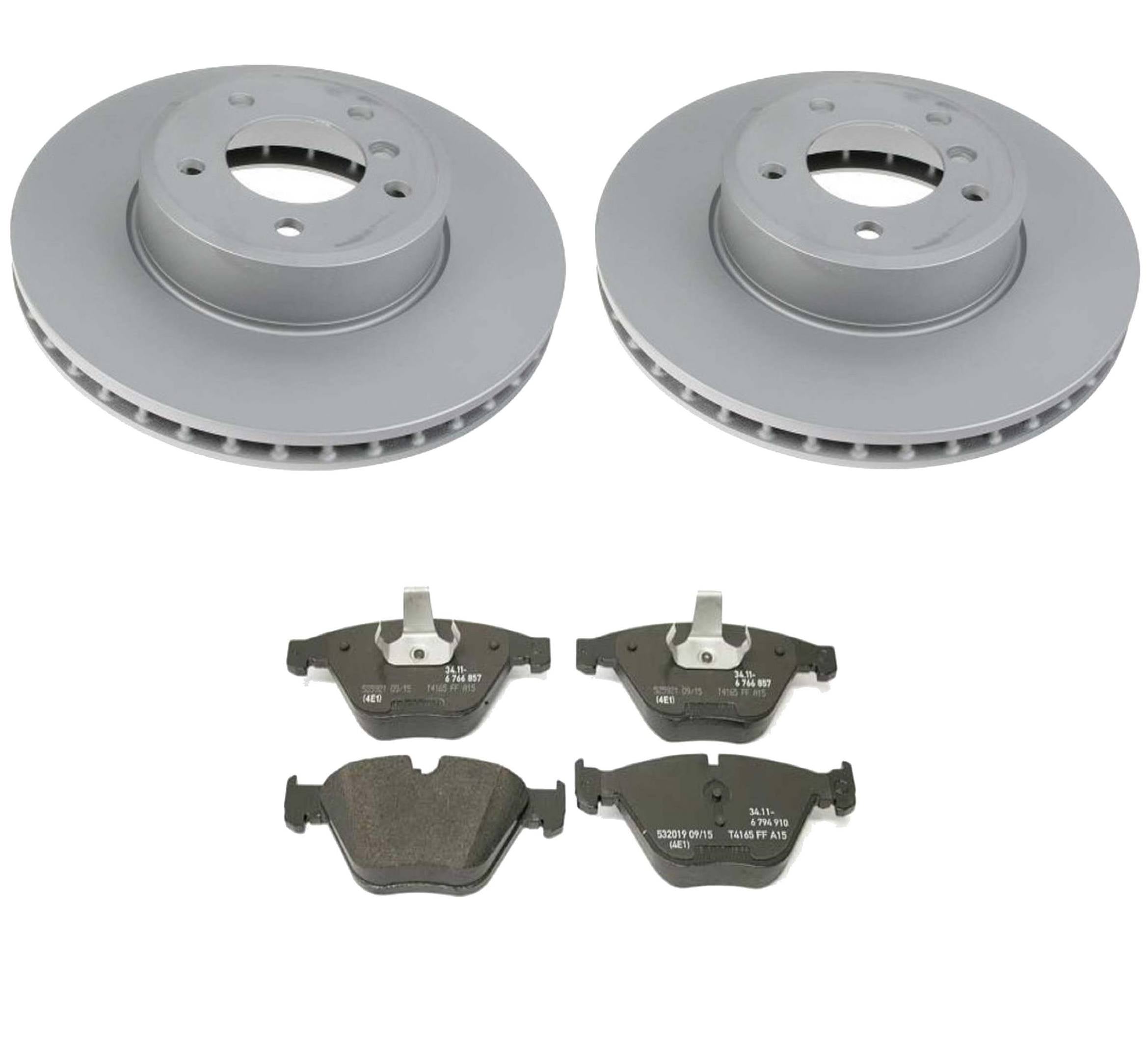 BMW Disc Brake Pad and Rotor Kit – Front (324mm) 34116864906