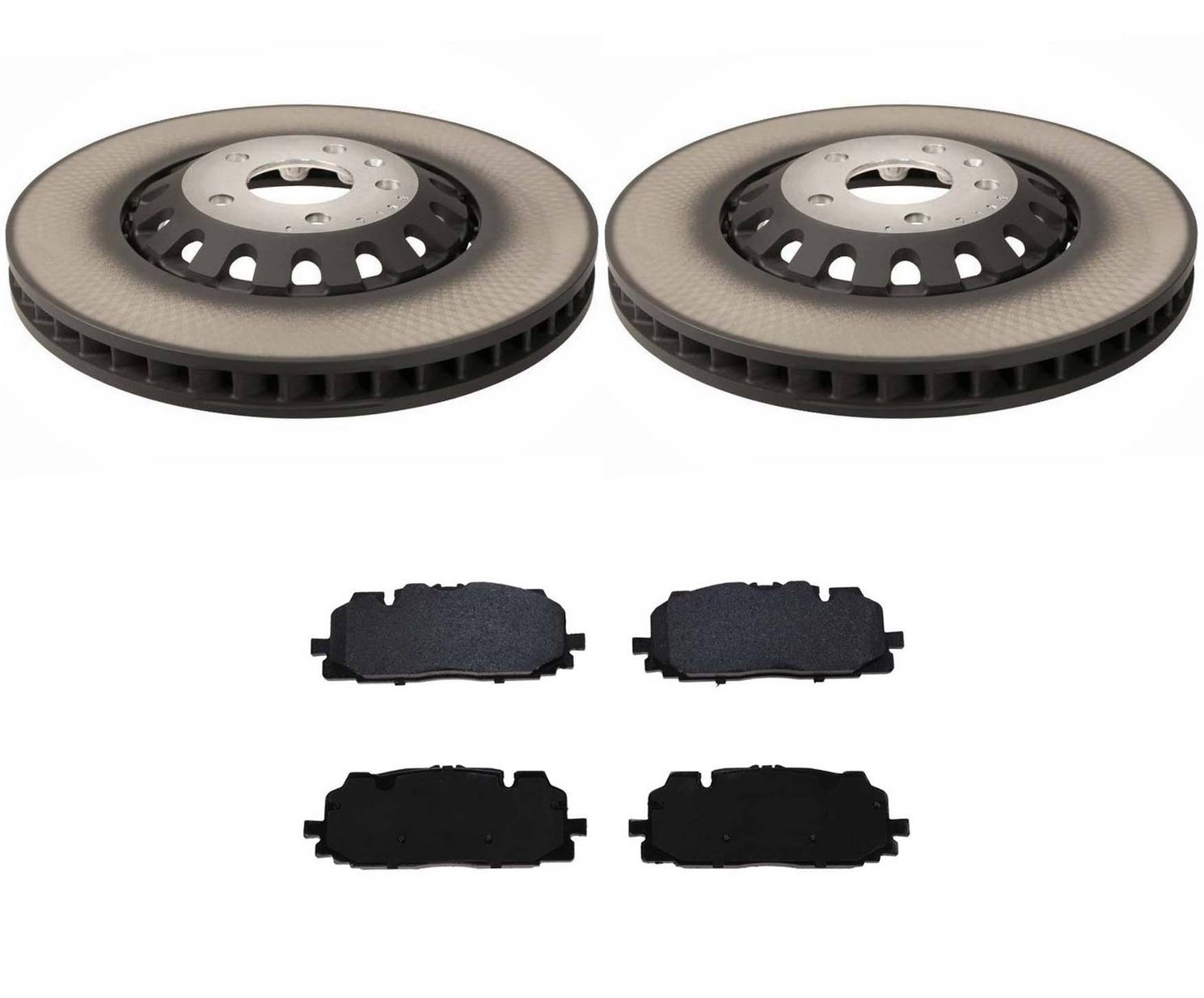 Audi Disc Brake Pad and Rotor Kit – Front (375mm) 4M0615301AS