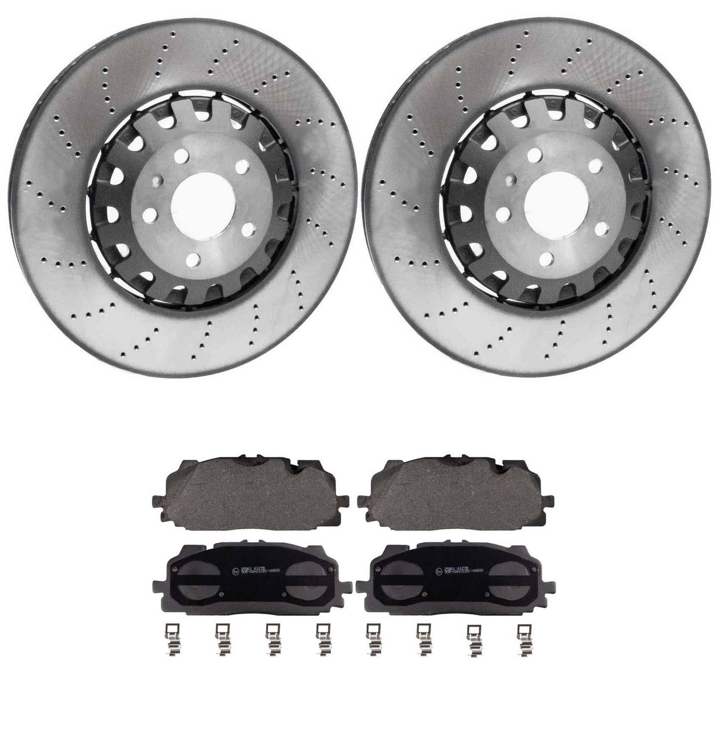 Audi Disc Brake Pad and Rotor Kit – Front (375mm) 4M0615301AM