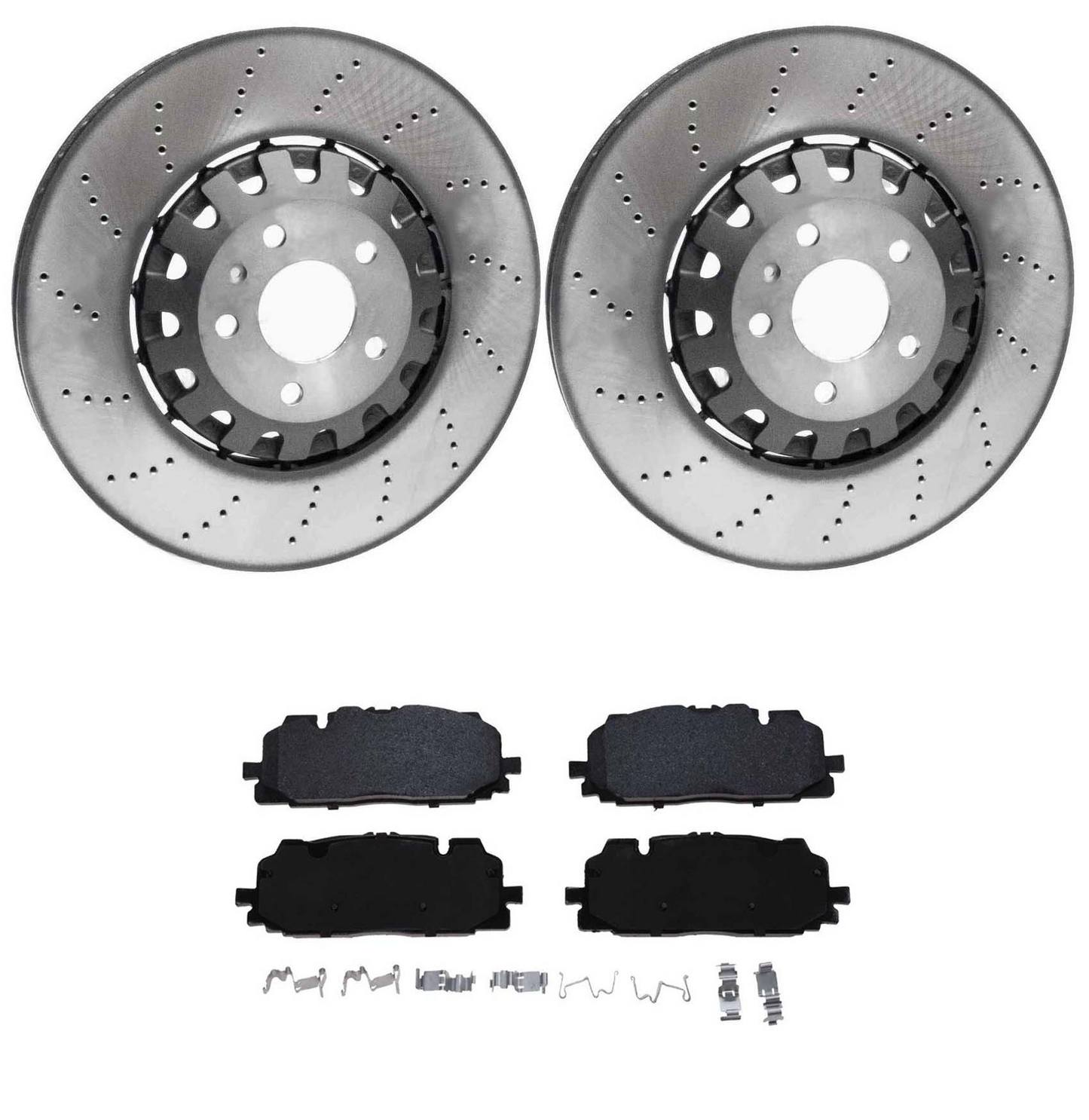 Audi Disc Brake Pad and Rotor Kit – Front (375mm) 4M0615301AM