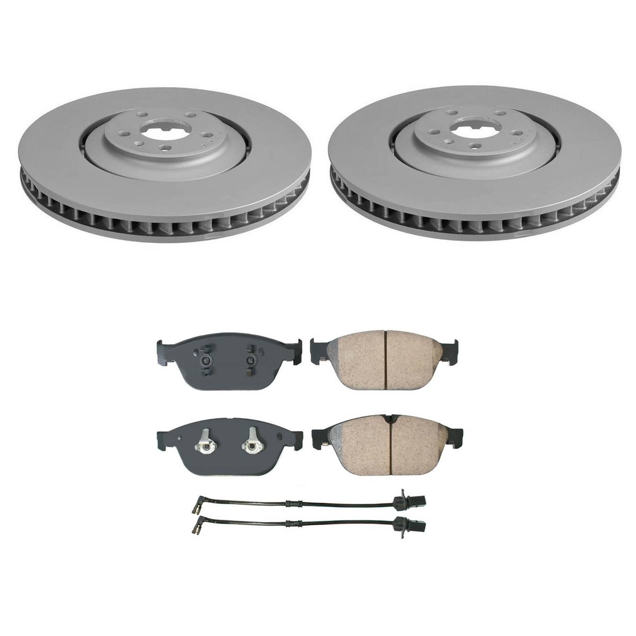 Audi Disc Brake Pad and Rotor Kit – Front (380mm) (Composite) (Ceramic)  4H0615301AN