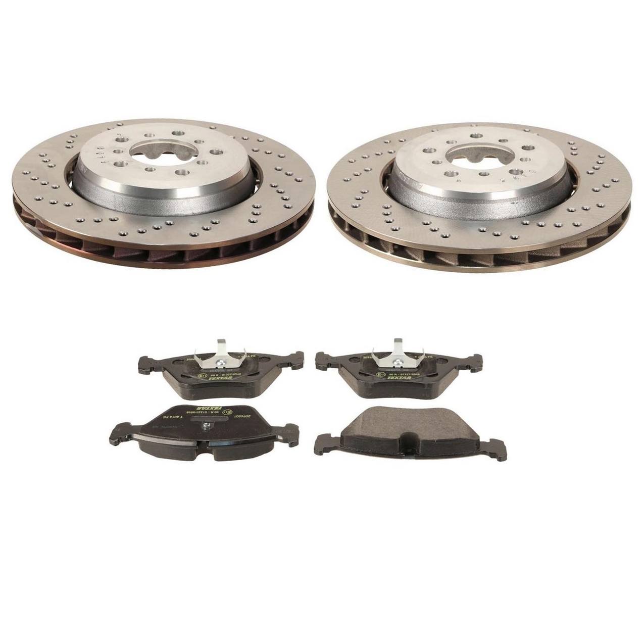 BMW Disc Brake Pad and Rotor Kit – Front (345mm) 34112282445