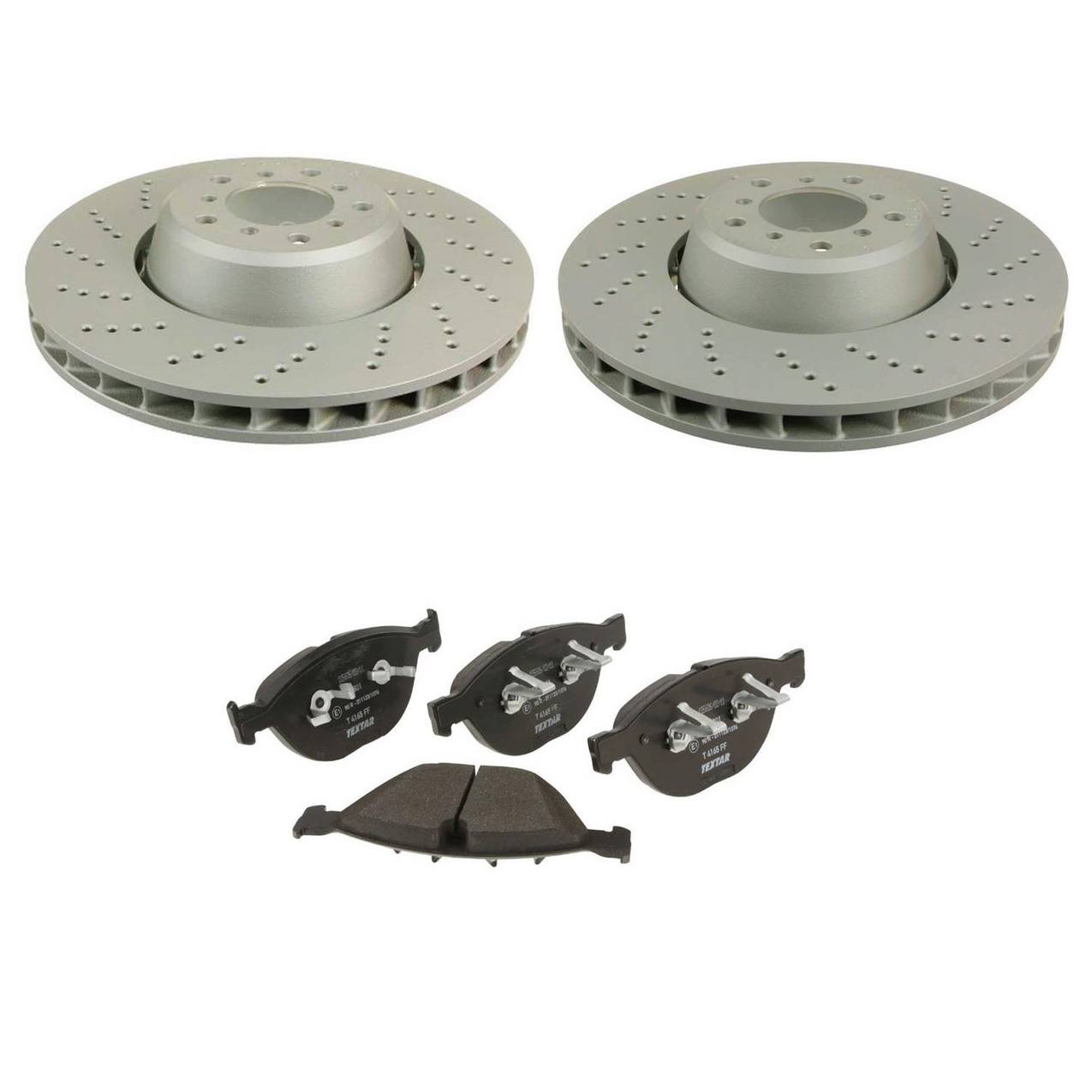 BMW Disc Brake Pad and Rotor Kit – Front (374mm) 34112282806