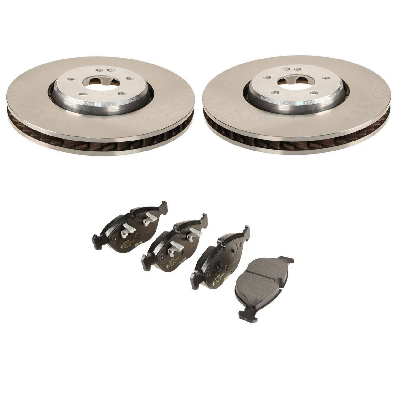 Mercedes-Benz Disc Brake Pad and Rotor Kit – Front (334mm) 2104211912