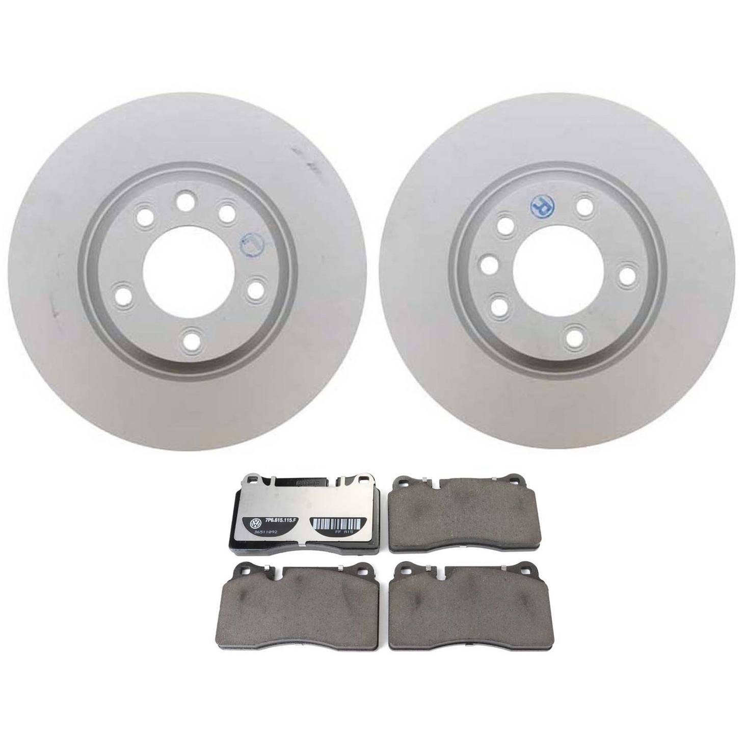 Volkswagen Disc Brake Pad and Rotor Kit – Front (350mm) 7L8615301