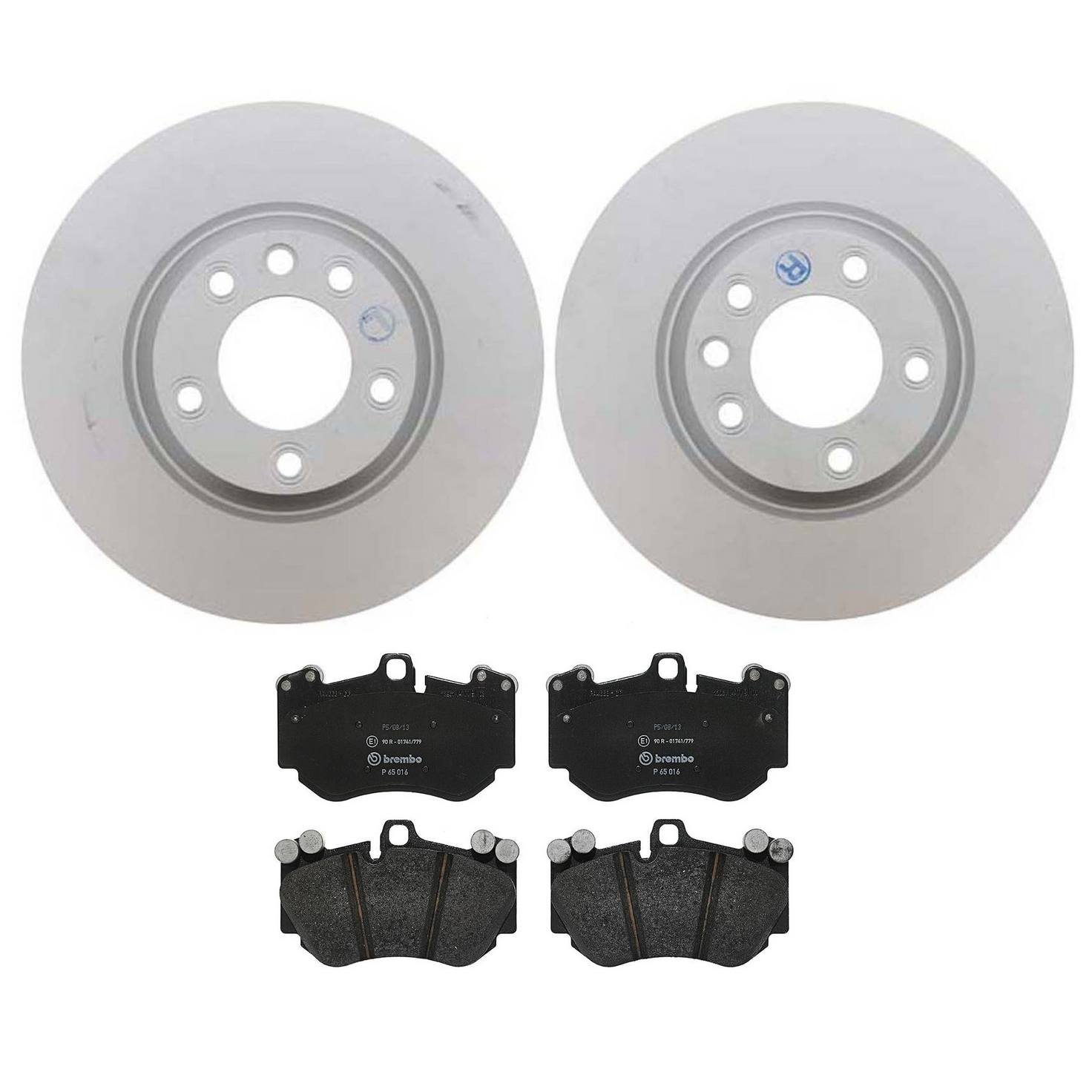 Porsche Disc Brake Pad and Rotor Kit – Front (350mm) (Low-Met) 7L8615302