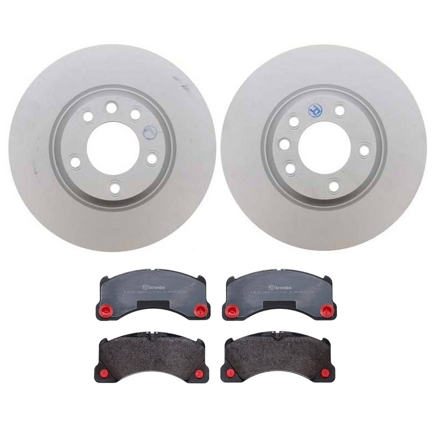 Porsche Disc Brake Pad and Rotor Kit – Front (350mm) (Low-Met) 7L8615301