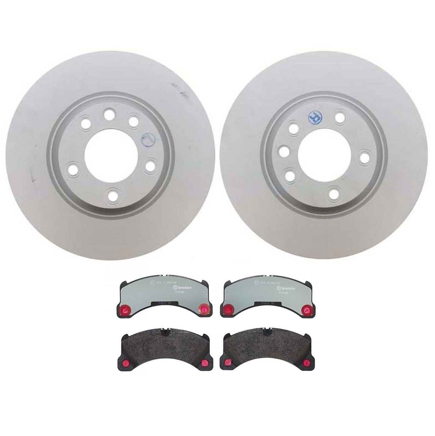 Porsche Disc Brake Pad and Rotor Kit – Front (350mm) (Low-Met) 7L8615302