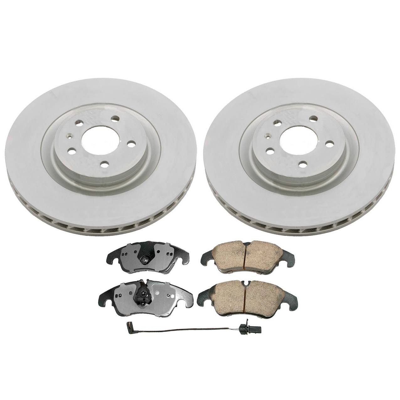 Audi Disc Brake Pad and Rotor Kit – Front (345mm) (Ceramic) 8K0615301M