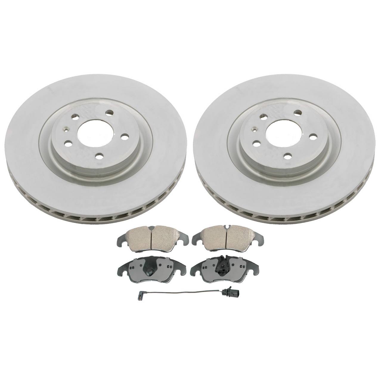 Audi Disc Brake Pad and Rotor Kit – Front (345mm) (Ceramic) 8K0615301M