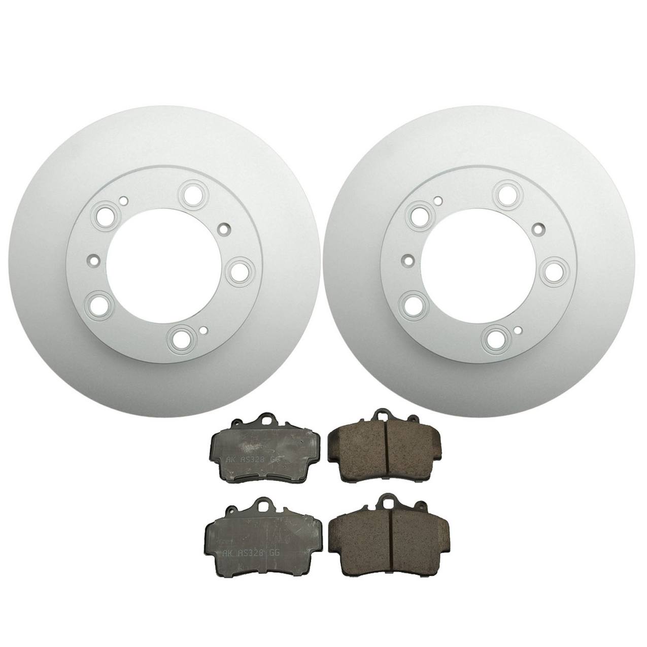 Porsche Disc Brake Pad and Rotor Kit – Front (298mm) (Ceramic) 98635140105