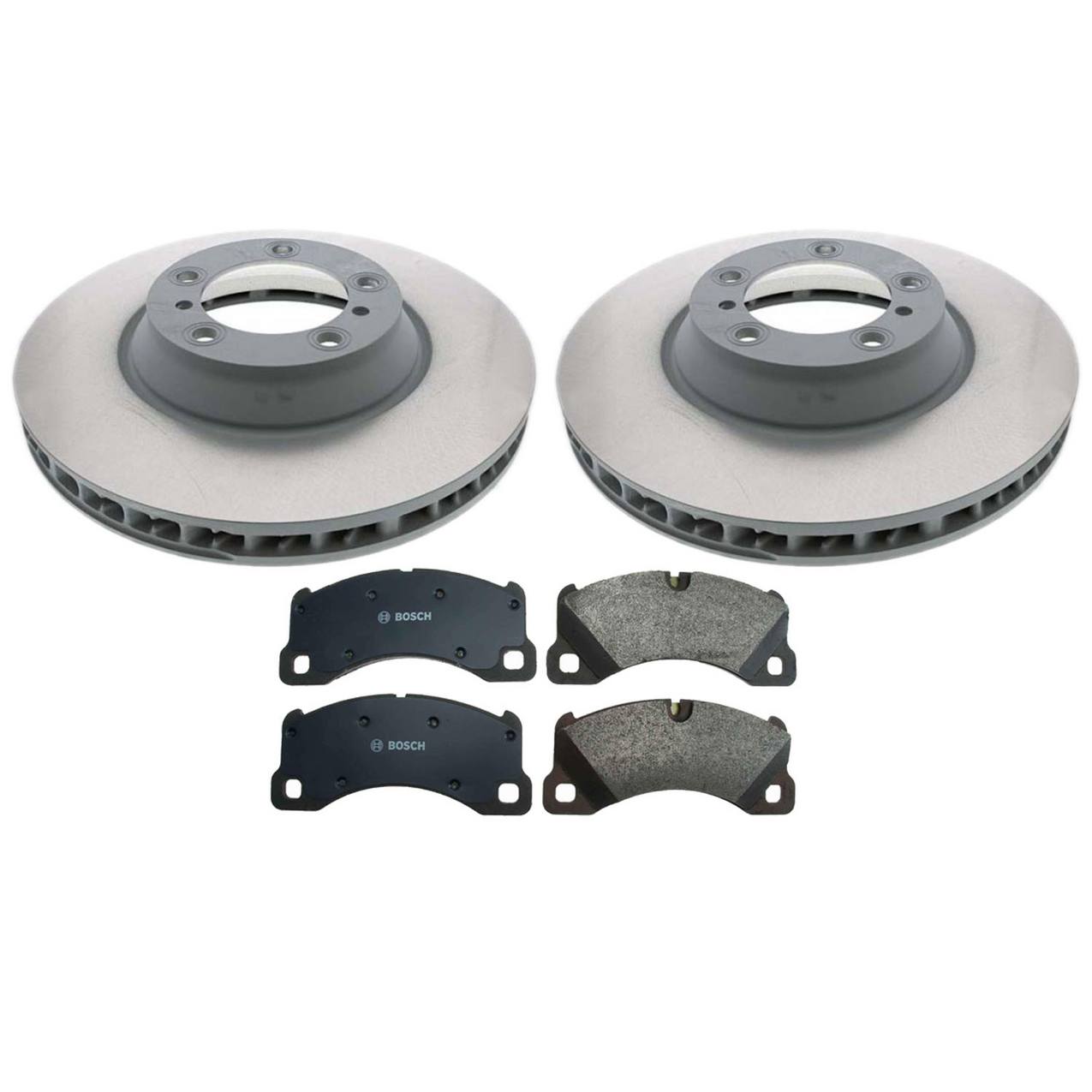 Porsche Disc Brake Pad and Rotor Kit – Front (350mm) (Semi-Metallic) 971615302