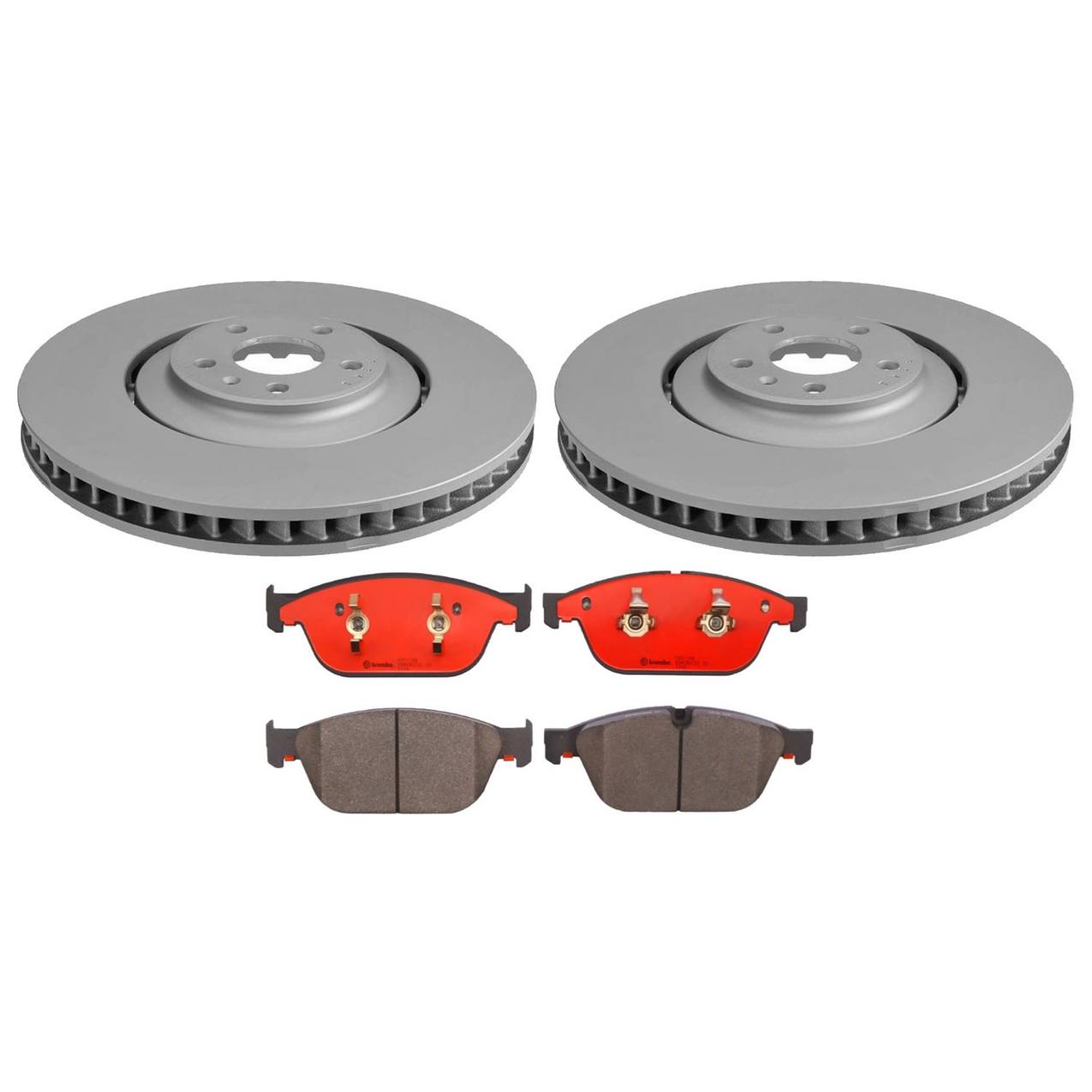 Audi Disc Brake Pad and Rotor Kit – Front (380mm) (Ceramic) 4H0615301AN