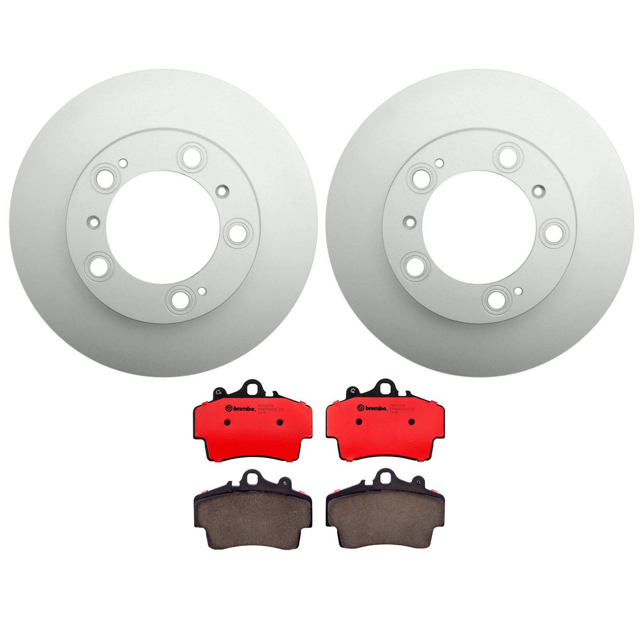 Porsche Disc Brake Pad and Rotor Kit – Front (298mm) (Ceramic) 98635140105