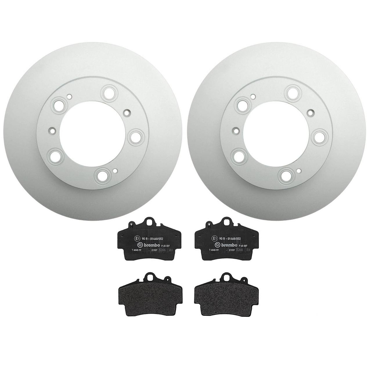 Porsche Disc Brake Pad and Rotor Kit – Front (298mm) (Low-Met) 98635140105