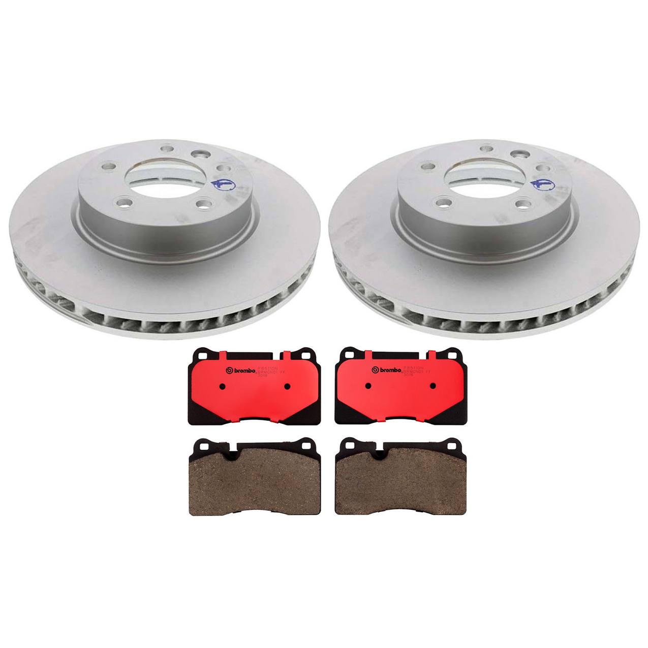 Volkswagen Disc Brake Pad and Rotor Kit – Front (330mm) (Ceramic) 7L6615302P