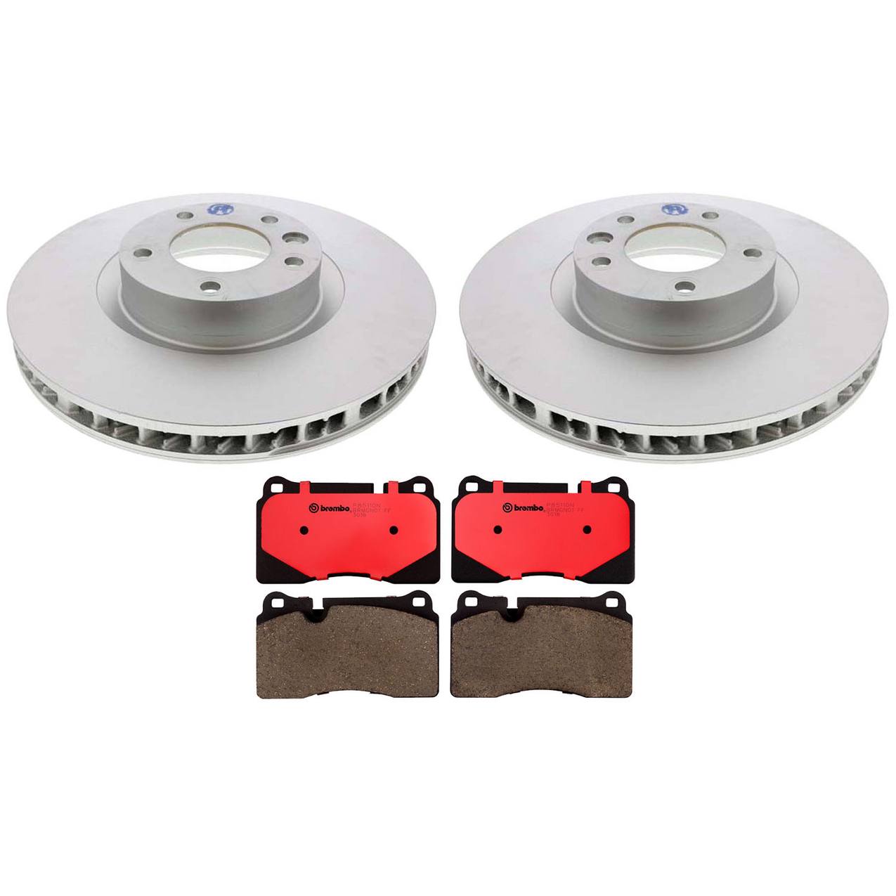 Volkswagen Disc Brake Pad and Rotor Kit – Front (360mm) (Ceramic) 7P6615302B