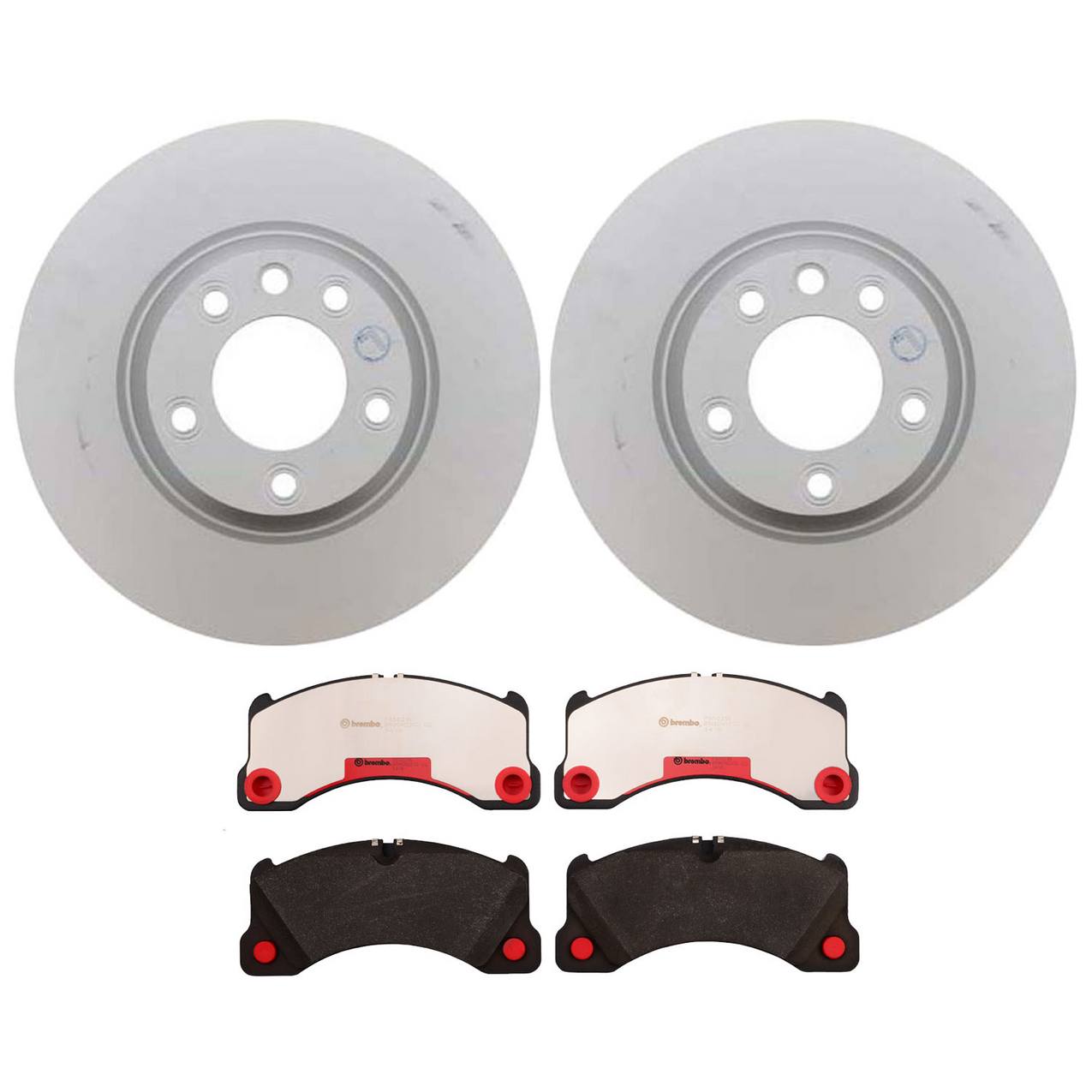 Porsche Disc Brake Pad and Rotor Kit – Front (350mm) (Ceramic) 7L8615302