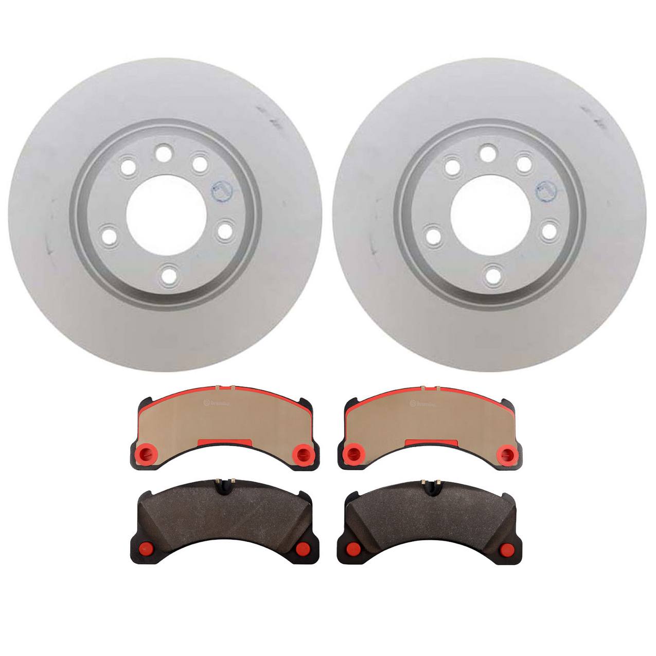 Porsche Disc Brake Pad and Rotor Kit – Front (350mm) (Ceramic) 7L8615301