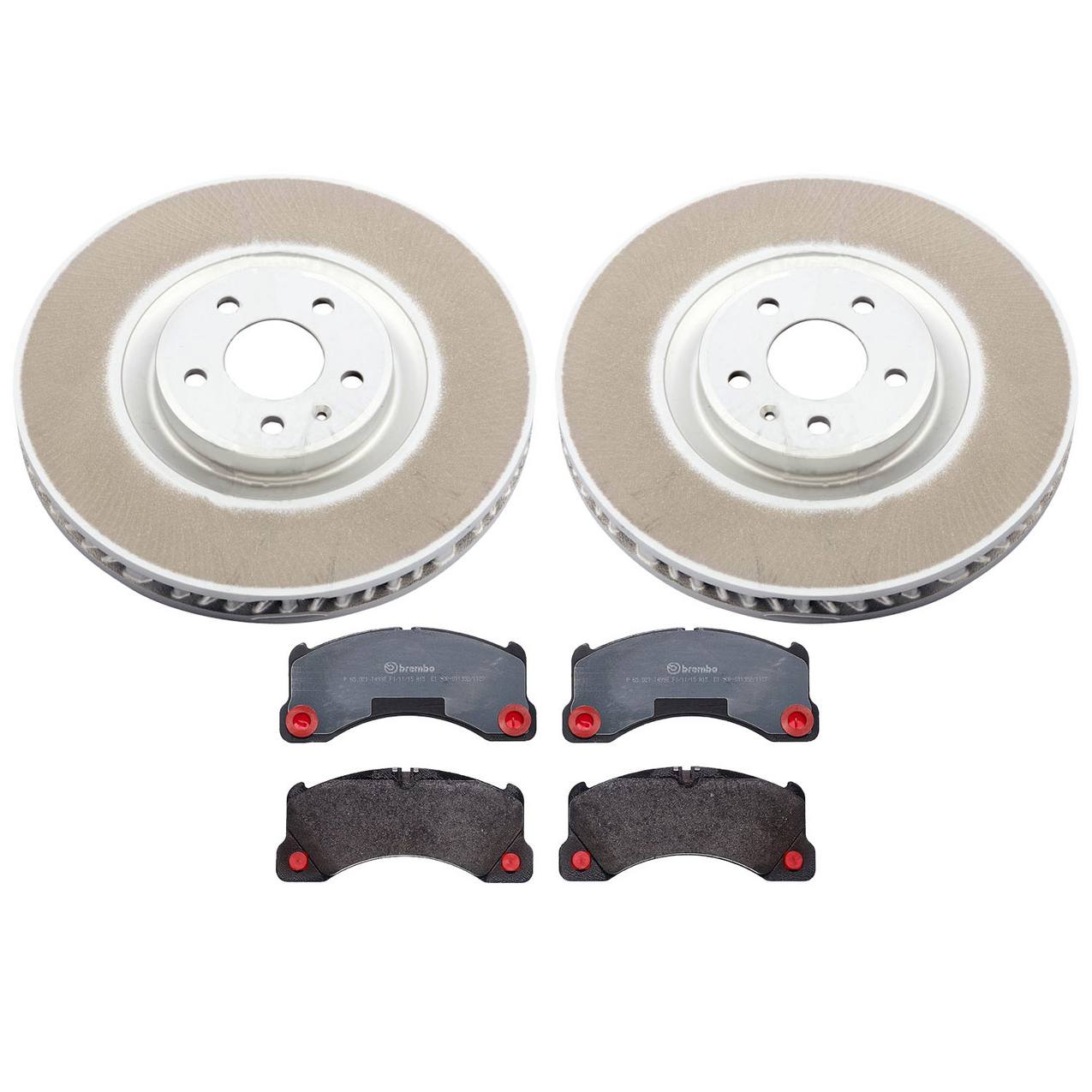 Porsche Disc Brake Pad and Rotor Kit – Front (360mm) (Low-Met) 95B615301J