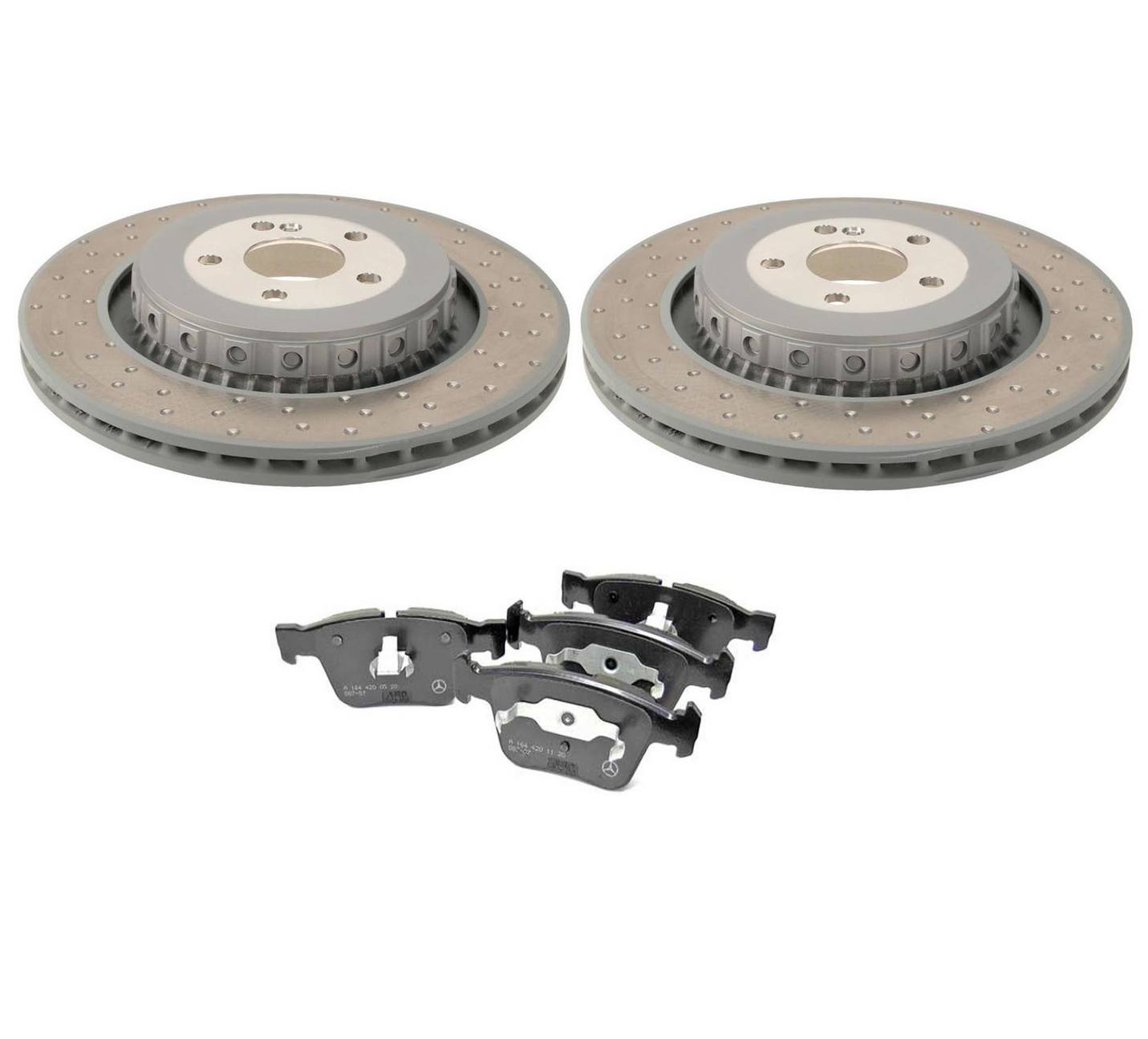 Mercedes Brake Pad and Rotor Kit – Rear (365mm) 221423081228